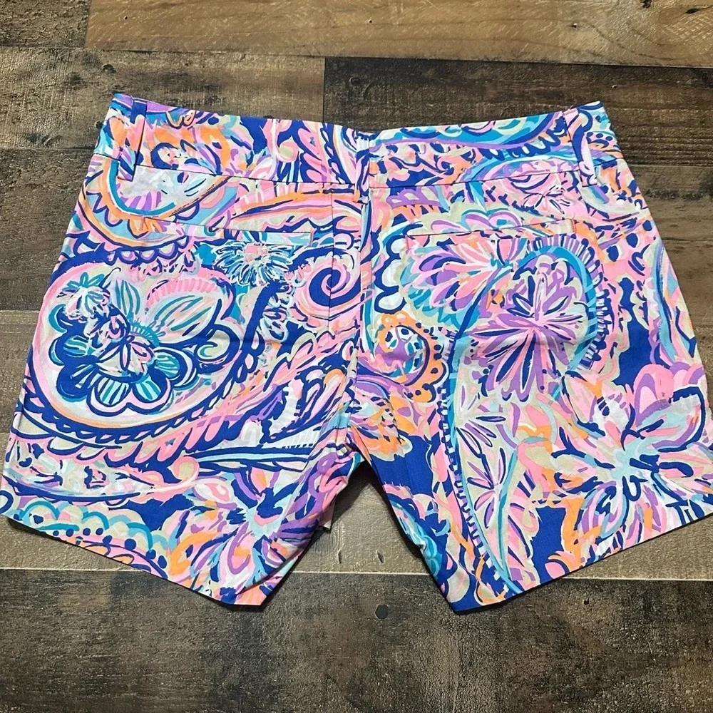 Lilly Pulitzer Callan Short 5” - Blue Current Drop Me A Lime